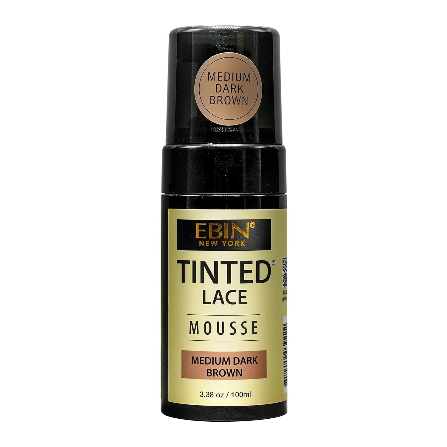 Ebin Tinted Lace Mousse Medium Dark Brown 100ml